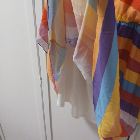 Fantastic Farm Rainbow Woman Dress Size M - Picture 9 of 10